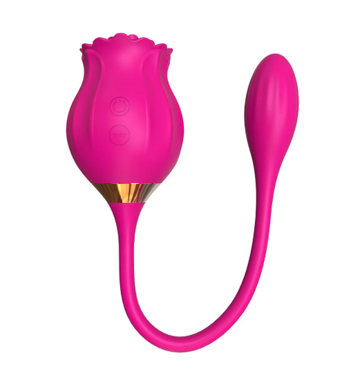 Vibrador Sugador com Bullet Flora