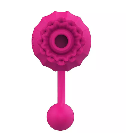 Vibrador Sugador com Bullet Flora