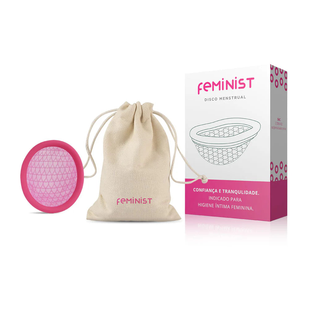 Kit Disco Menstrual 30 ml + Sabonete Íntimo Fresh + Bag Disco