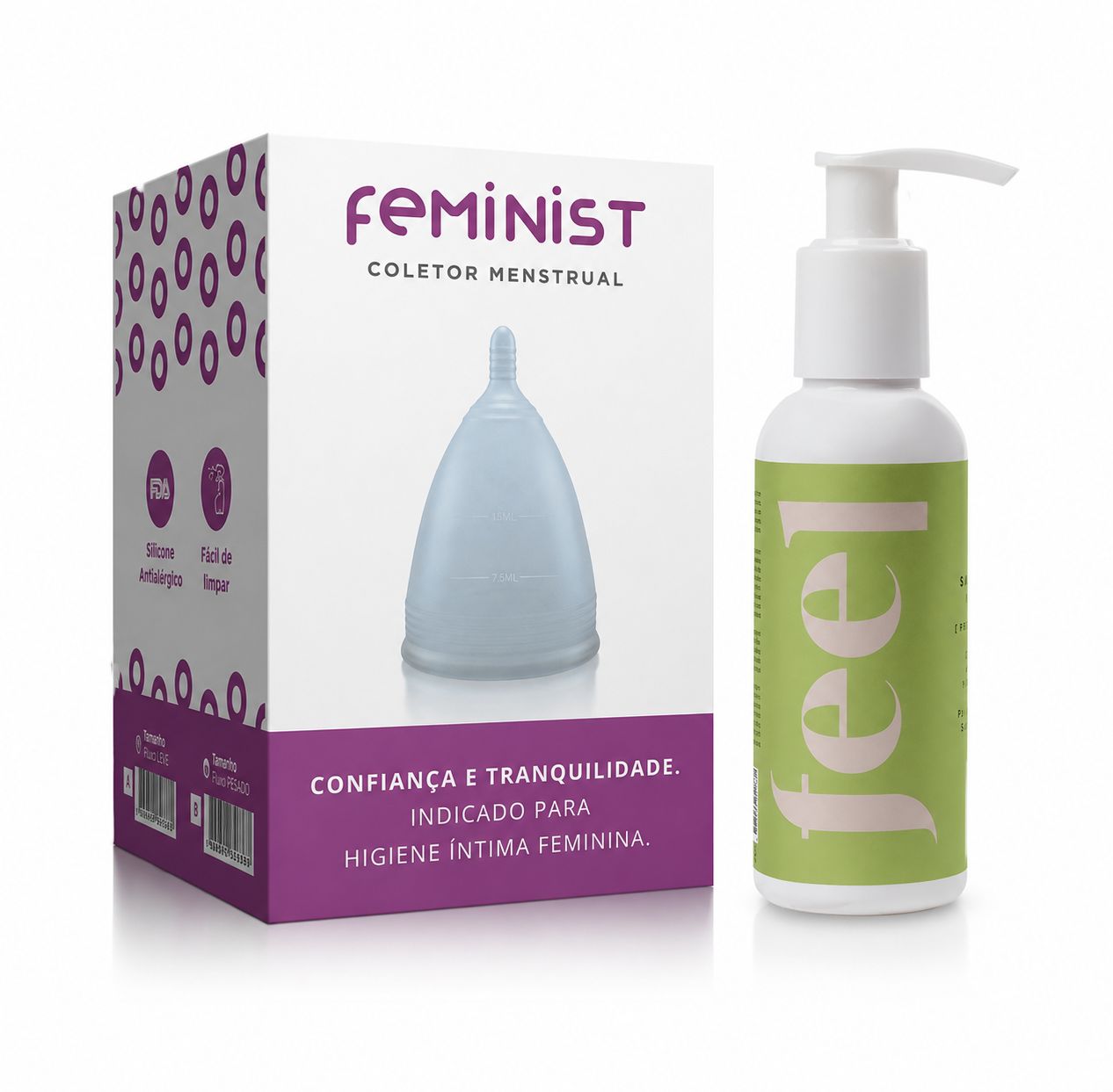Kit Coletor 25 ml + Sabonete Íntimo Fresh