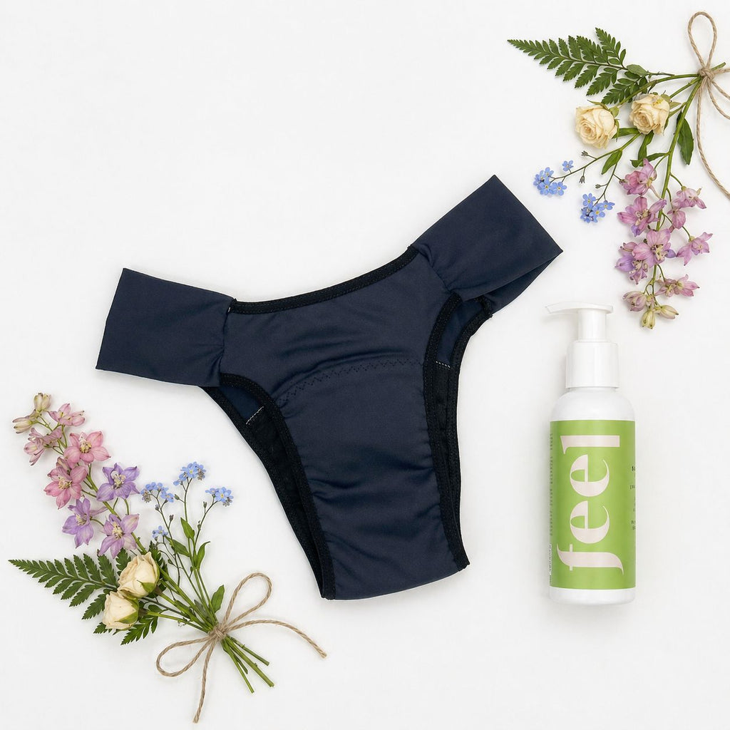 Kit Calcinha Absorvente Slim + Sabonete Íntimo Fresh