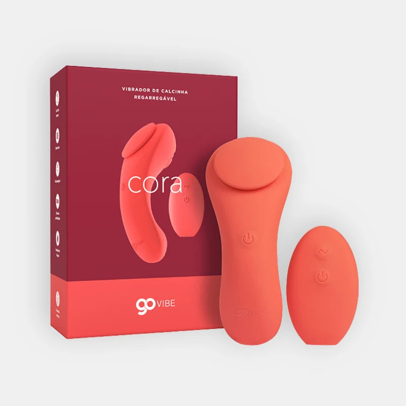 Vibrador de Calcinha Recarregável Cora