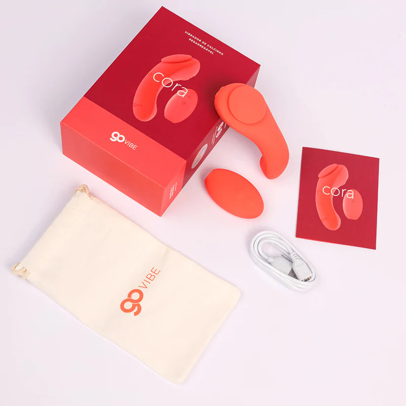 Vibrador de Calcinha Recarregável Cora