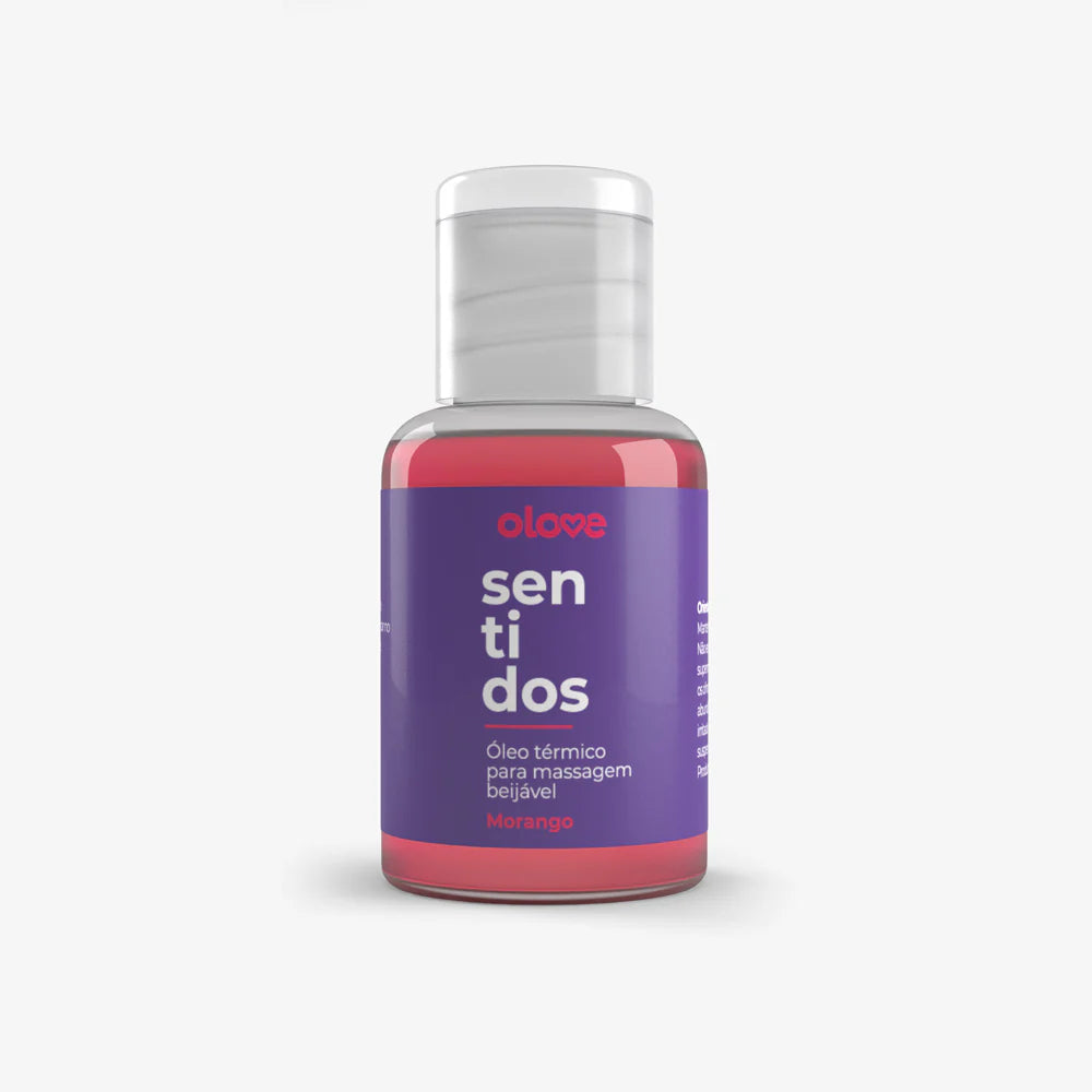Óleo Beijável Sentidos Morango Hot 30 ml