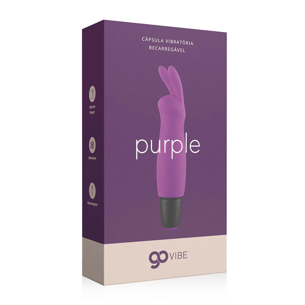 Cápsula Vibratória Recarregável Purple